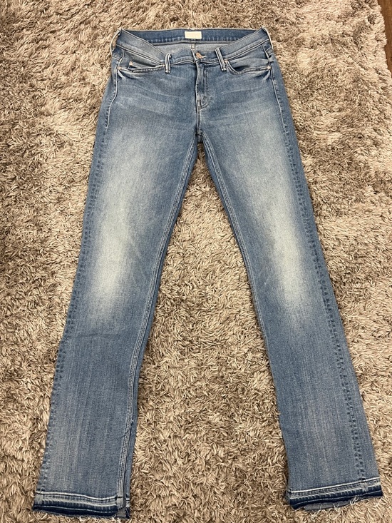 MOTHER Denim - MOTHER “The Rascal Slit Undone Hem” Wild at Heart.